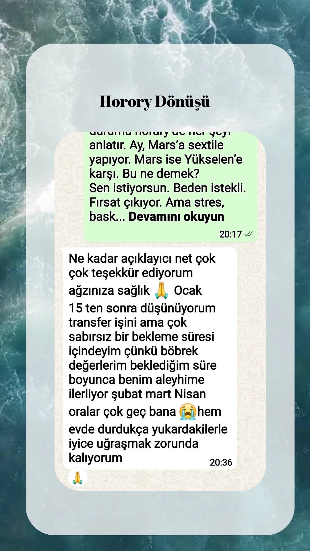 Danışan Dönüşü