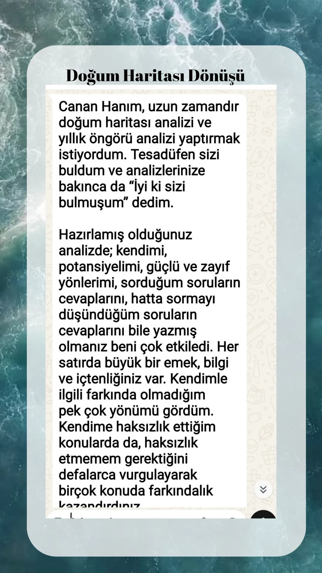 Danışan Dönüşü