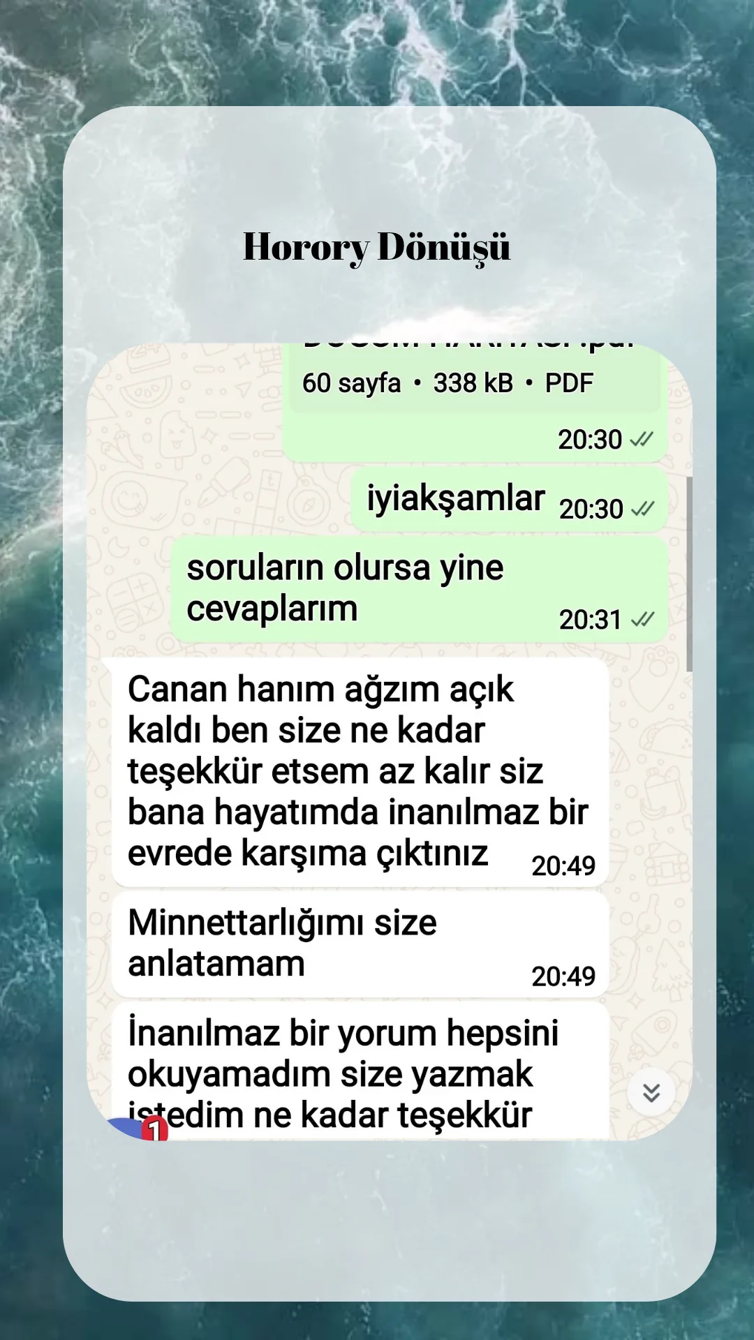 Danışan Dönüşü